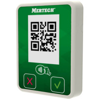 Терминал оплаты СБП MERTECH Mini с NFC белый/зеленый