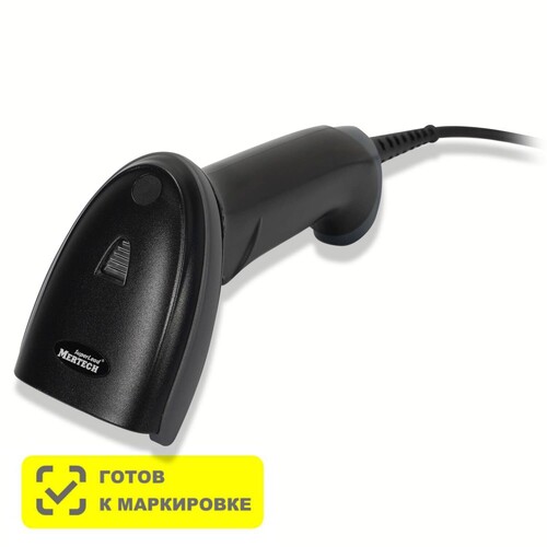 Характеристики Сканер штрих-кода Mertech 2210 HR P2D SUPERLEAD USB Black