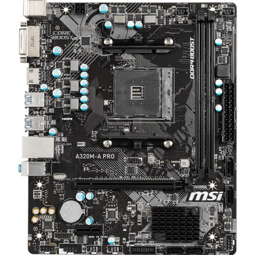 Характеристики Материнская плата MSI A320M-A PRO