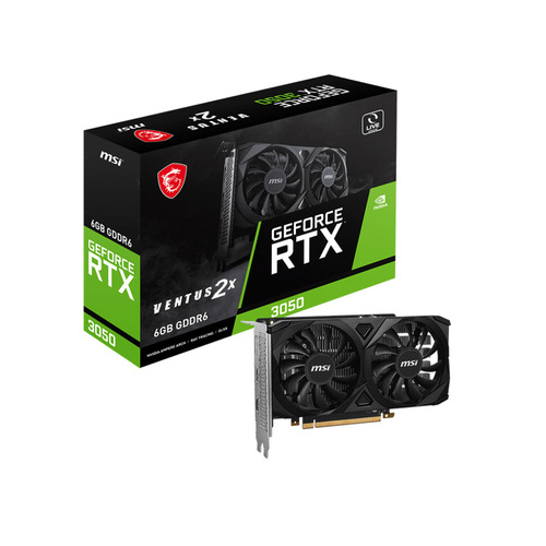 Видеокарта MSI GeForce-RTX-3050-VENTUS-2X-6G