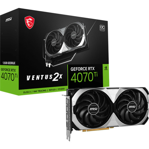 Характеристики Видеокарта MSI GeForce-RTX-4070-Ti-SUPER-16G-VENTUS-2X-OC