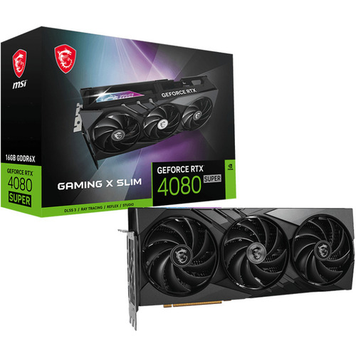 Видеокарта MSI GeForce-RTX-4080-SUPER-16G-GAMING-X-SLIM