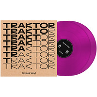 Виниловый диск с таймкодами Native Instruments Traktor Control Vinyl Neon Pink Transparent