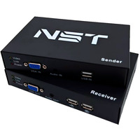 KVM VGA+USB удлинитель по витой паре с поддержкой Audio до 120 м. NST NS-HDU-VGA-KVMR