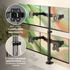 Кронштейн для 4-х мониторов ONKRON D421E BLACK