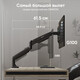 Кронштейн для мониторов ONKRON G100 BLACK