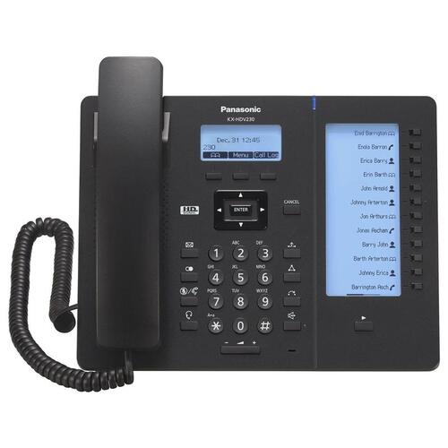 VoIP-телефон Panasonic KX-HDV230RUB