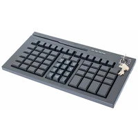 Клавиатура программируемая POScenter S67B (67 клавиш, MSR, ключ, USB), черная