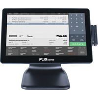 Сенсорный моноблок POScenter POS90NS (15.6", PCAP, J3455, RAM 8Gb, SSD 128Gb, MSR) без ОС