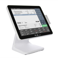 Сенсорный моноблок POScenter POS101 (15", PCAP, J3455, RAM 4Gb, SSD M2 128Gb, MSR), белый, с Windows