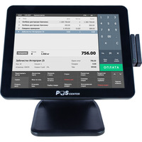 Сенсорный моноблок POScenter POS 101 (15", PCAP, WB-J6412, RAM 8Gb, съемный SSD M2 256Gb, MSR, ДЯ-RJ11, 24V) без ОС