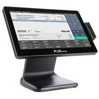 Сенсорный моноблок POScenter POS90NS (15.6", PCAP, J3455, RAM 8Gb, SSD 128Gb, без MSR) без ОС