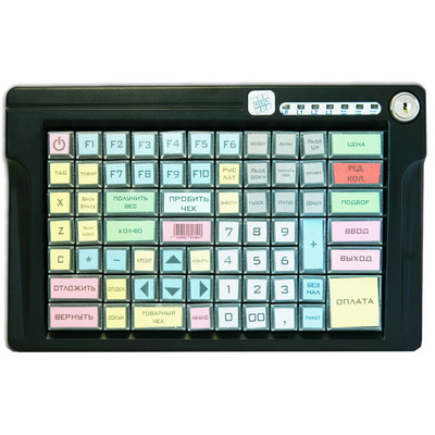 Характеристики Программируемая клавиатура POSUA LPOS-084-Mxx USB с ключом (черный)
