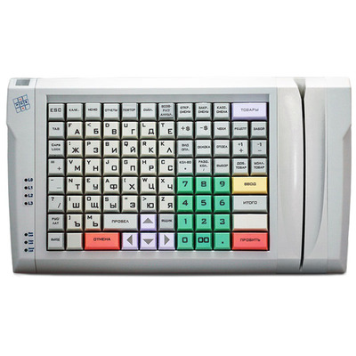 Характеристики Программируемая клавиатура POSUA LPOS-096-M12 USB (бежевый)