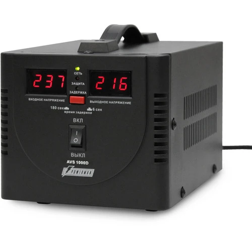 Стабилизатор напряжения POWERMAN AVS 1000D Black