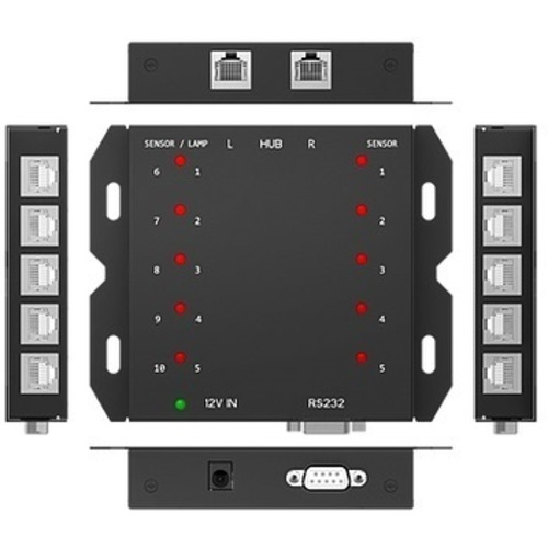 Хаб RS-232 Qbic AC-210.Ex для подключения 10 сенсоров/индикаторов занятости помещения