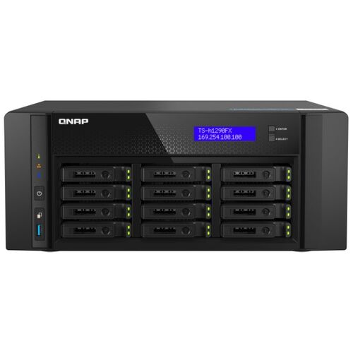 Характеристики Система хранения данных QNAP TS-h1290FX-7302P-128G