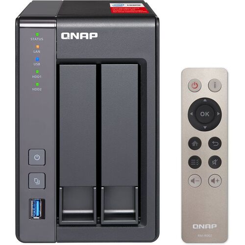 Характеристики Система хранения данных QNAP TS-251+ 2G