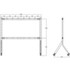 Характеристики Мобильная напольная стойка для светодиодных экранов QSTech ST90-M