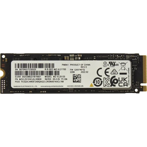 SDD накопитель Samsung PM9A1 256GB MZVL2256HCHQ-00B00