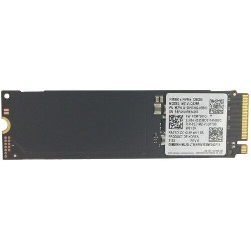 Характеристики SDD накопитель Samsung PM991a 128GB MZVLQ128HCHQ-00B00