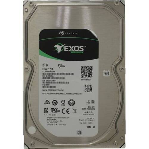 Характеристики Жесткий диск Seagate Exos 2Tb (ST2000NM001A)