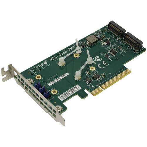 Характеристики Модуль расширения SuperMicro AOC-SLG3-2M2-O