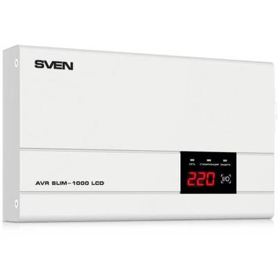 Характеристики Стабилизатор напряжения Sven AVR SLIM-1000 LCD