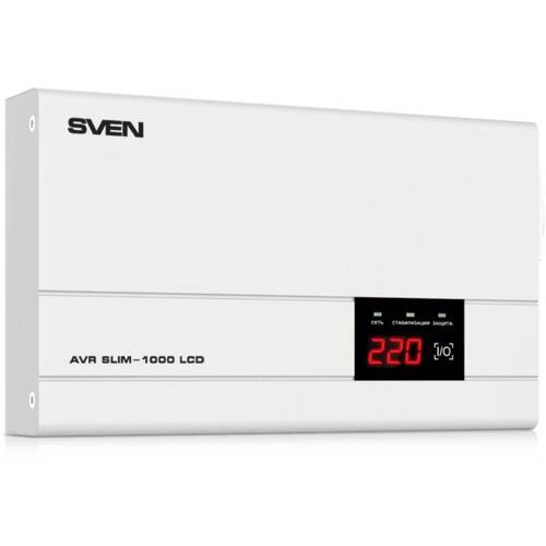 Стабилизатор напряжения Sven AVR SLIM-1000 LCD