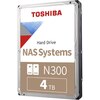 Характеристики Жесткий диск Toshiba NAS System N300 4Tb (HDWG440UZSVA)