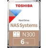 Характеристики Жесткий диск Toshiba NAS System N300 6Tb (HDWG460UZSVA)