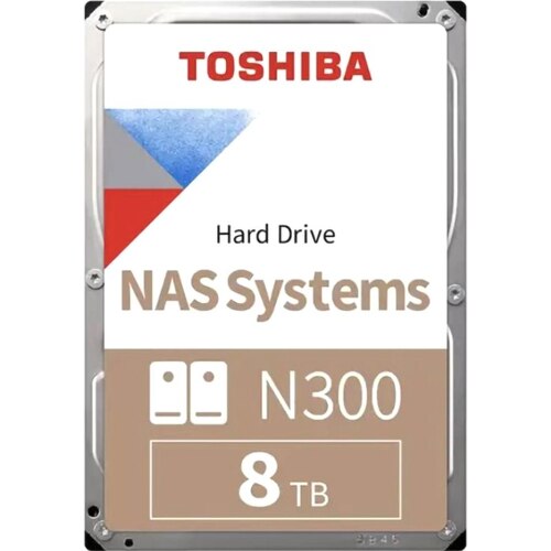 Характеристики Жесткий диск Toshiba NAS System N300 8Tb (HDWG480UZSVA)