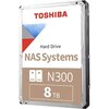 Характеристики Жесткий диск Toshiba NAS System N300 8Tb (HDWG480UZSVA)