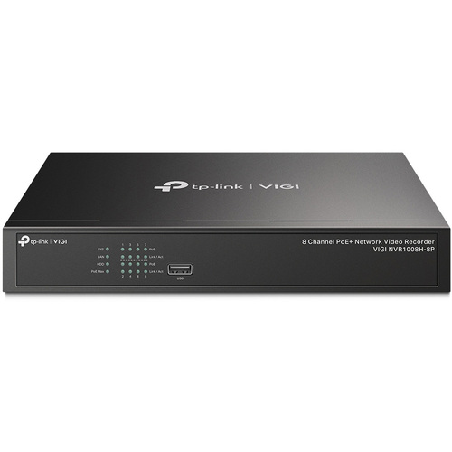 Характеристики Сетевой видеорегистратор TP-Link  VIGI NVR1008H-8P