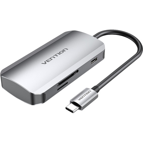 Характеристики Мультифункциональный хаб Vention USB-C > USB 3.0x3/SD/TF/PD