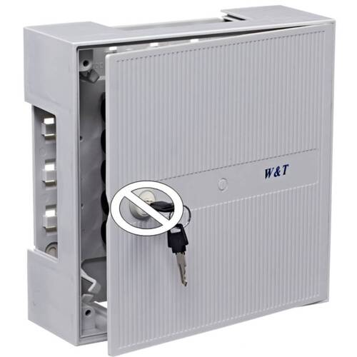 Характеристики Кросс-бокс W&T на 100 пар без замка (WT-1068C screw Lock)