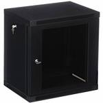 Настенный шкаф W&T 19" 12U 600 x 450, черный (C126045BWTWOF-RU)