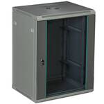 Настенный шкаф W&T 19" 15U 600 x 450, серый (C156045GWT)