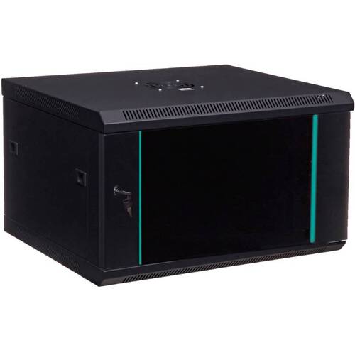 Настенный шкаф W&T 19" 6U 600 x 500, черный (C066050BWT)