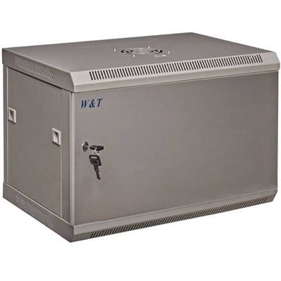 Характеристики Настенный шкаф W&T 19" 9U 600 x 450, серый (M096045GWTWOF)