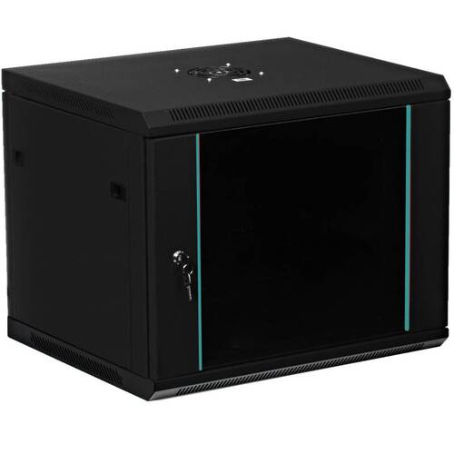 Характеристики Настенный шкаф W&T 19" 9U 600 x 540, черный (C096054BWT)