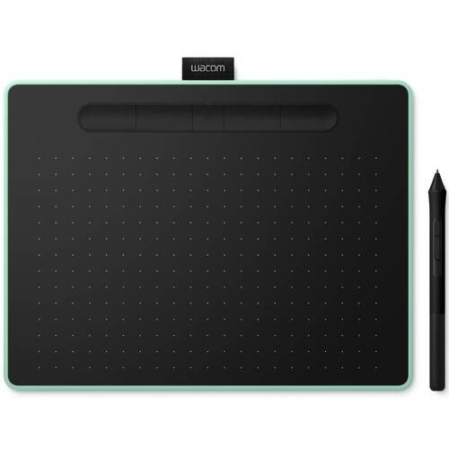 Графический планшет Wacom Intuos M Bluetooth Pistachio (в комплекте с уроком)