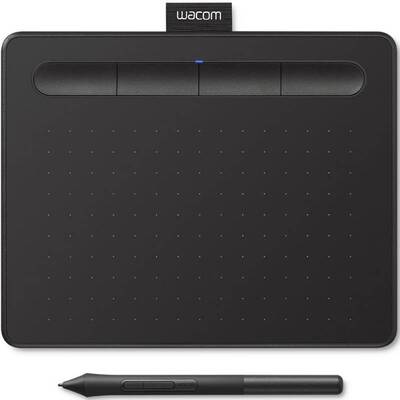 Характеристики Графический планшет Wacom Intuos S Black (в комплекте с уроком)