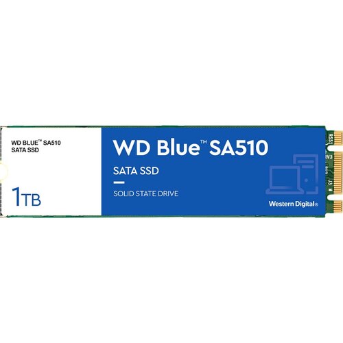 SSD накопитель WD Blue SA510 1.0TB WDS100T3B0B