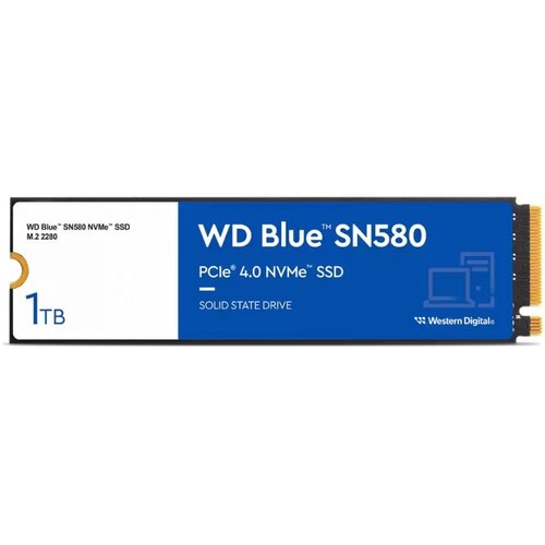 Характеристики SSD накопитель WD Blue SN580 1000GB WDS100T3B0E