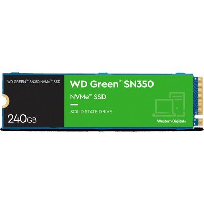 Характеристики SSD накопитель WD Green SN350 240GB WDS240G2G0C