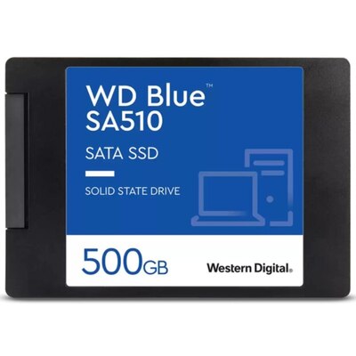 Характеристики SSD накопитель WD Blue SA510 500GB WDS500G3B0A