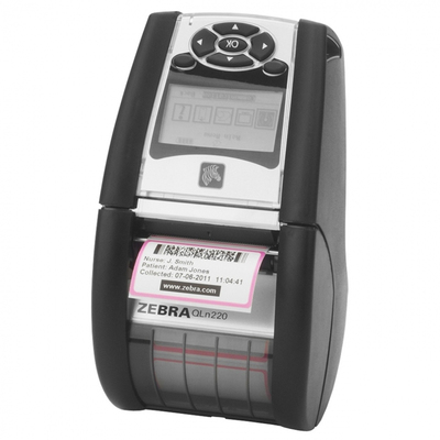 Характеристики Мобильный принтер этикеток Zebra QLn220 DT BT