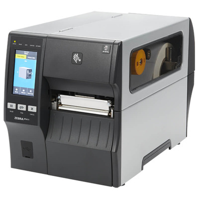 Принтер этикеток промышленного класса Zebra ZT411 (Serial, USB, Ether, BT, USB Host, ColorTouchDisplay, 300 dpi) + нож