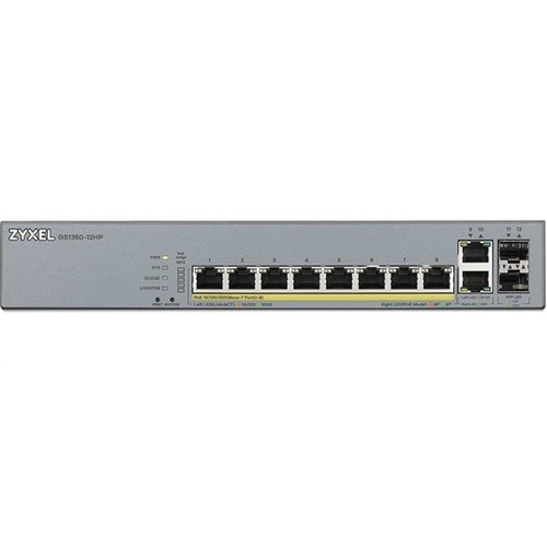 Коммутатор ZyXEL GS1350-12HP L2 PoE+